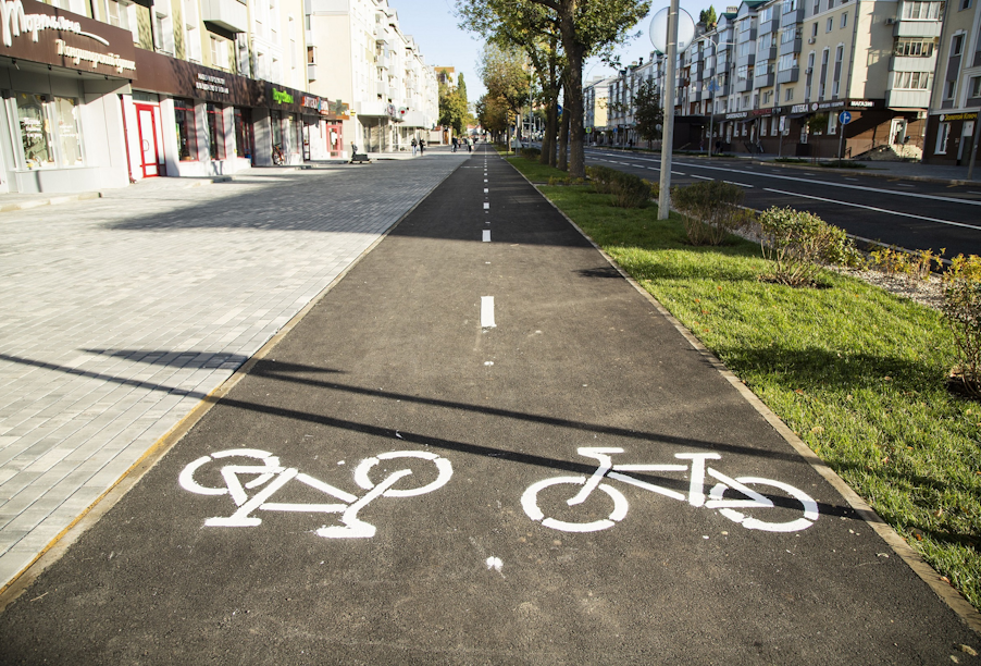 Благодаря нацпроекту в Липецке и Ельце становится больше велодорожек