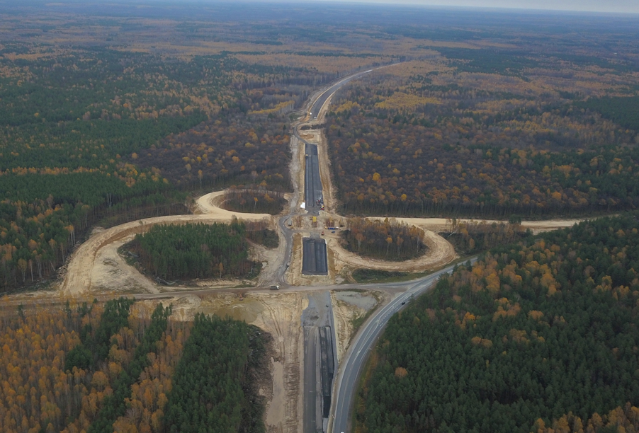 Обход нескольких населенных пунктов в Рязанской области и Мордовии на трассе М-5 «Урал» готов на 40%