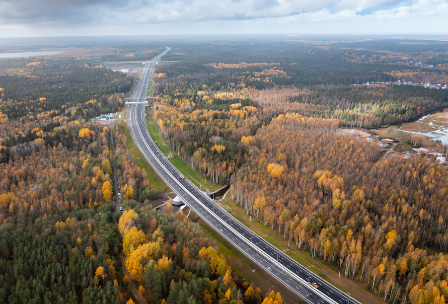 Новый участок трассы «Скандинавия» и III очередь обхода Майкопа открыты в рамках выставки «Дорога 2022»