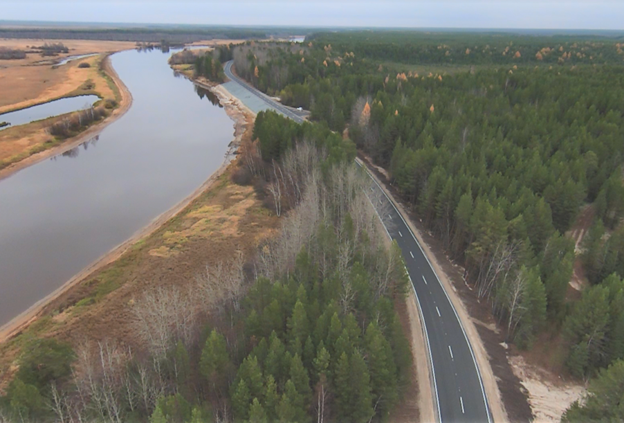 В Ханты-Мансийском автономном округе завершен первый этап капремонта дороги Урай – Шаим
