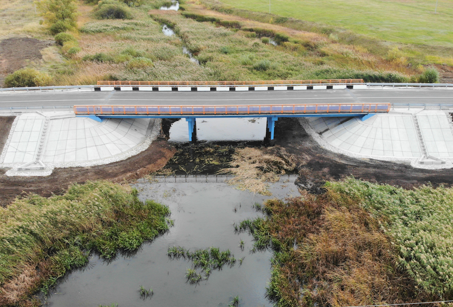 Ульяновская область: в селе Степная Васильевка отремонтирован мост через реку Грязнуху