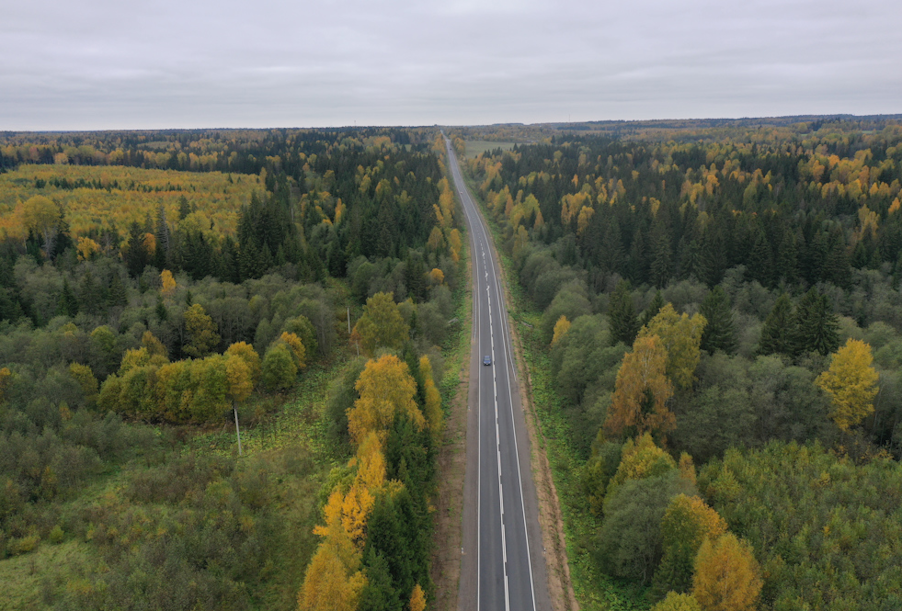 В Тверской области отремонтировали 28 км автодороги Торжок – Осташков