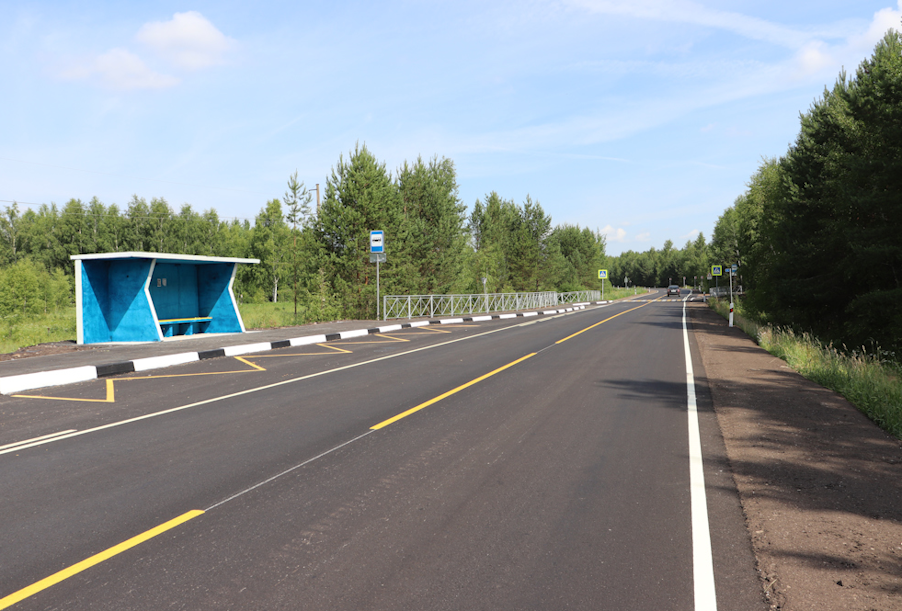 В Ярославской области дорогу «Ростов – Марково» – Строганово отремонтировали с помощью современных технологий и материалов