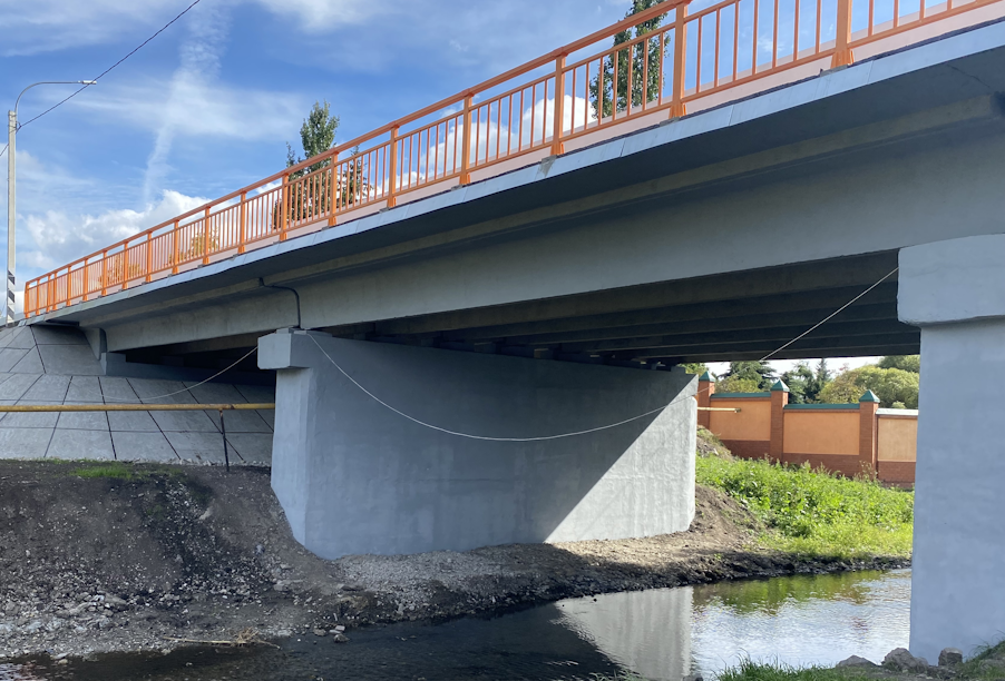 В Ульяновской области благодаря нацпроекту отремонтировали мост через реку Атца