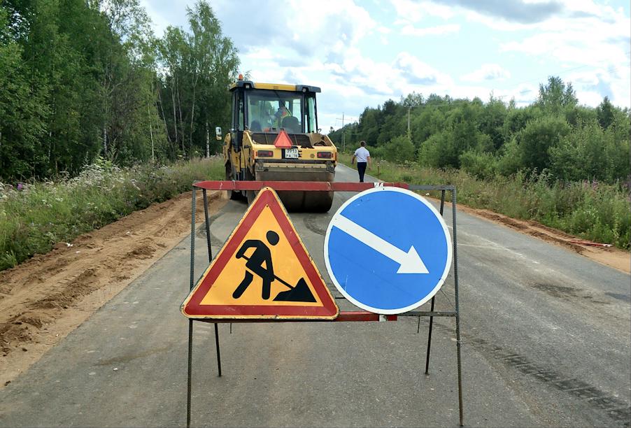 Ремонт автодороги Вологда – Норобово завершат к началу осени