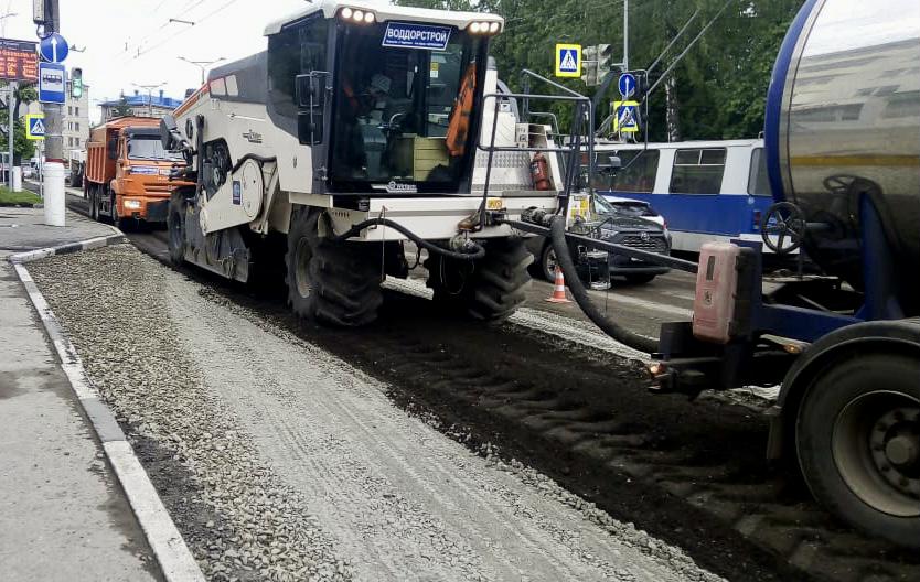 Чебоксарские дороги ремонтируют с использованием новейших технологий