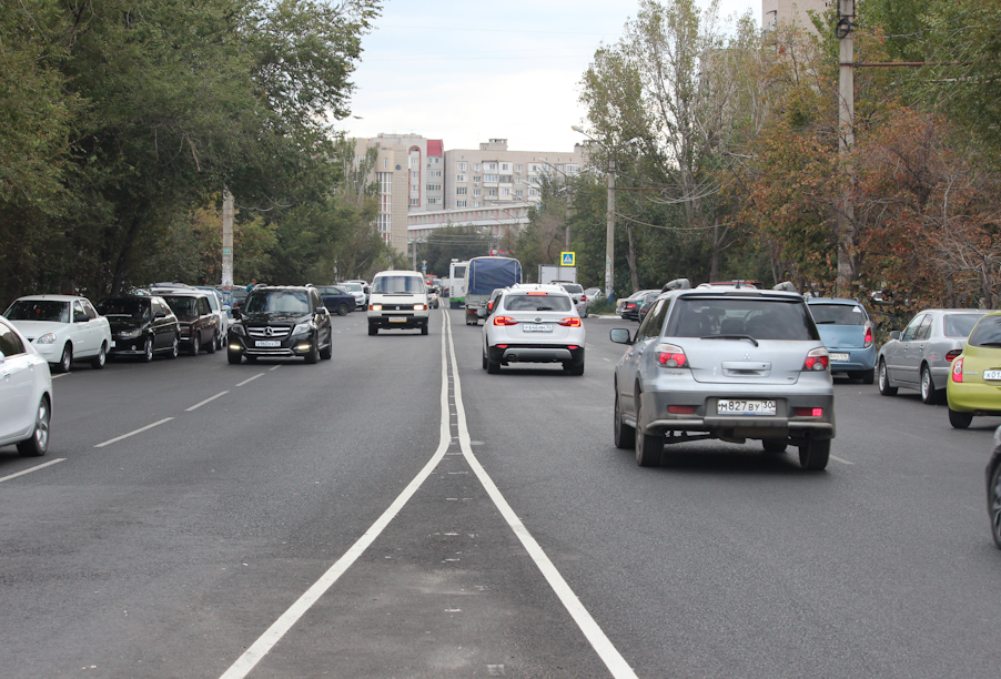 В 2021 году в Астрахани отремонтировано 14 км улично-дорожной сети
