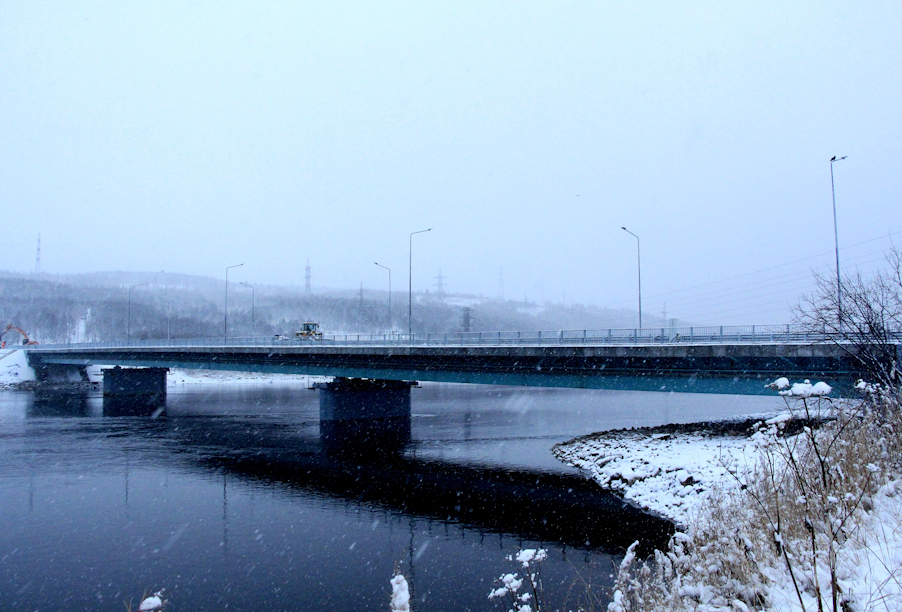 Мост через реку Тулому на трассе «Кола» в Мурманской области введен в эксплуатацию