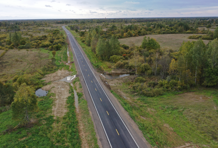 В Ярославской области отремонтировано более 10 км дороги Новый Некоуз – Родионово – поселок Октябрь