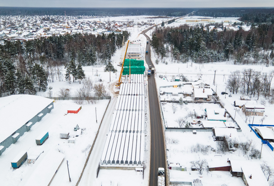Железнодорожный переезд около местечка Горино в Ивановской области готов почти на 70 %