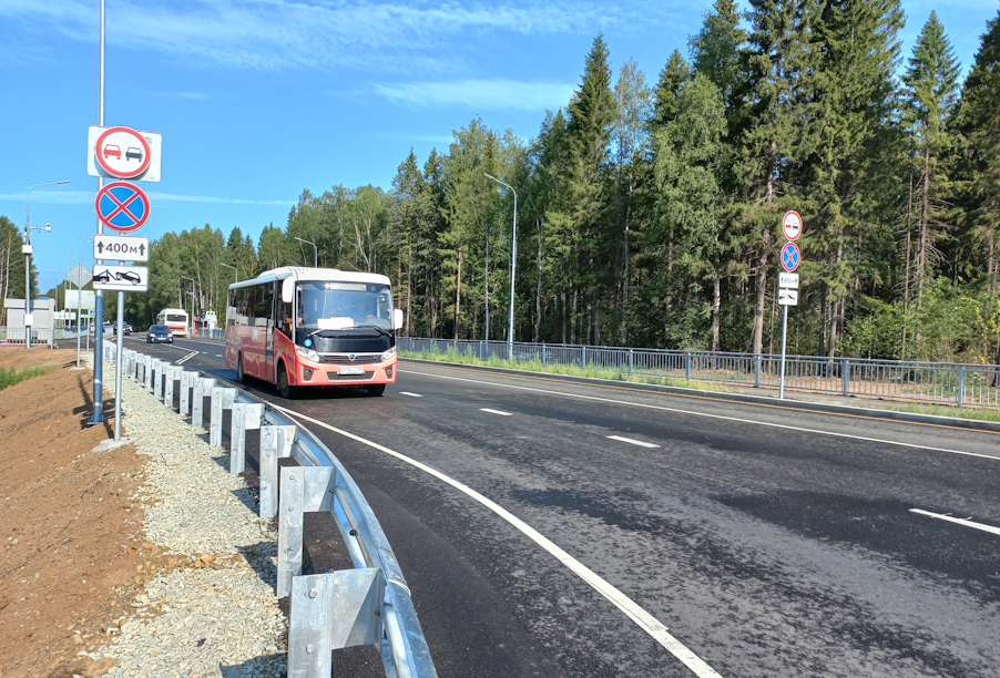 В Пермском крае реконструировали участок автодороги к этнографическому музею Хохловка