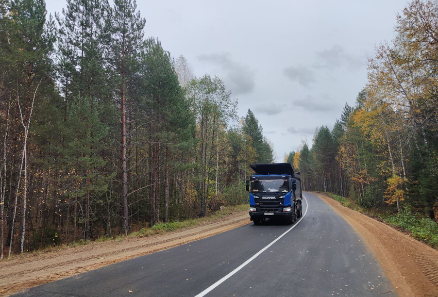 Нижегородская область: завершен ремонт подъезда к деревне Егорово