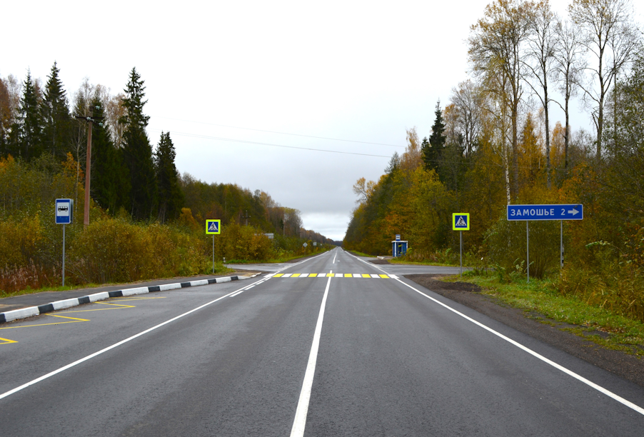 В Смоленской области отремонтировали три участка дороги Ольша – Велиж – Усвяты – Невель