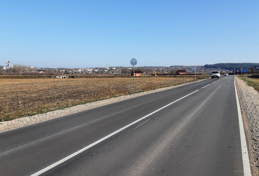 Липецкая область: в Задонском районе отремонтировали дорогу к Кудыкиной горе