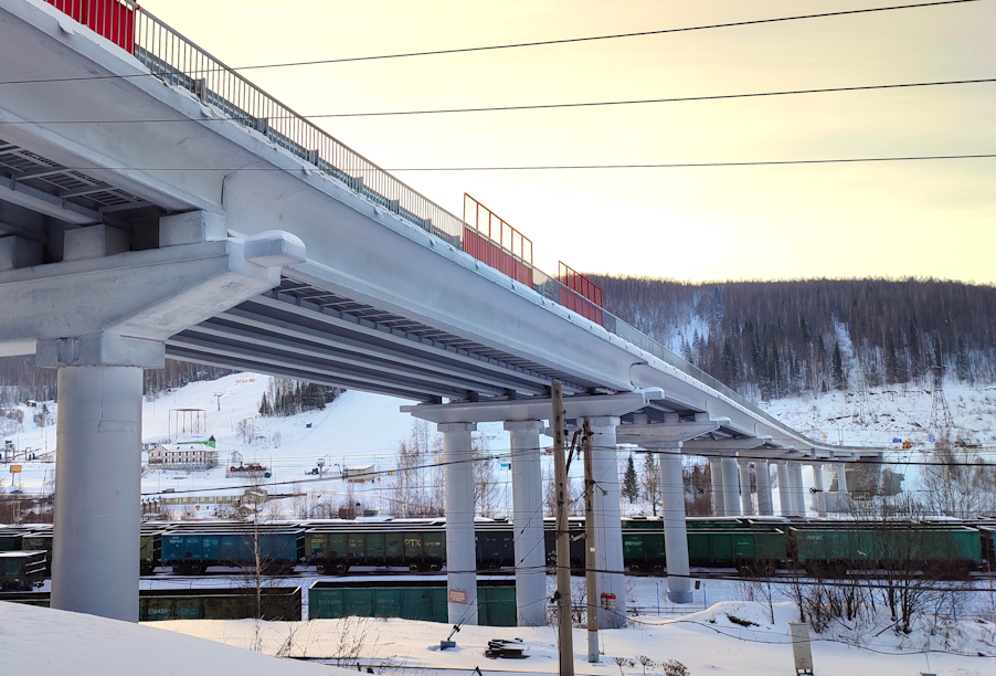 В Пермском крае отремонтировали мостовой переход через реку Косьву и железную дорогу 