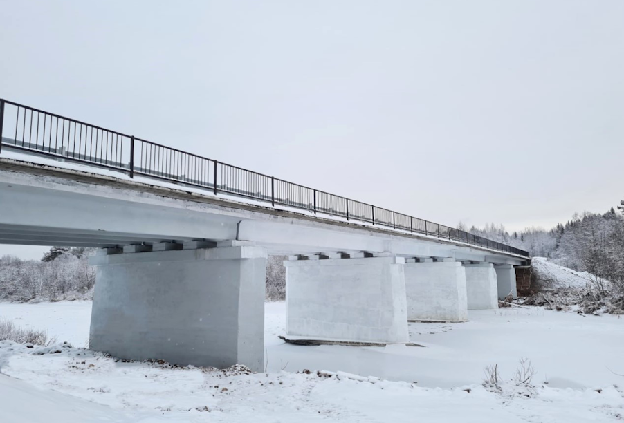 В Кировской области открыто движение по мосту через реку Пушму
