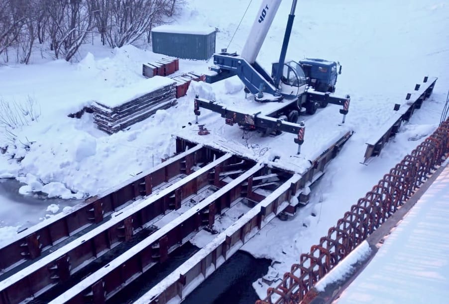 В Оренбургской области продолжается капремонт моста через Большой Кинель