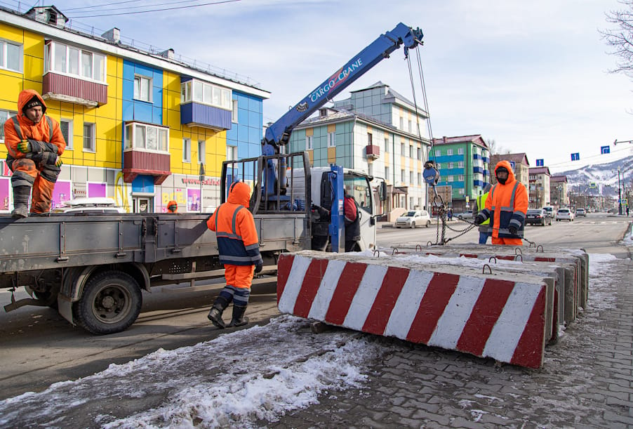 В Южно-Сахалинске по нацпроекту продолжают обновлять проспект Победы
