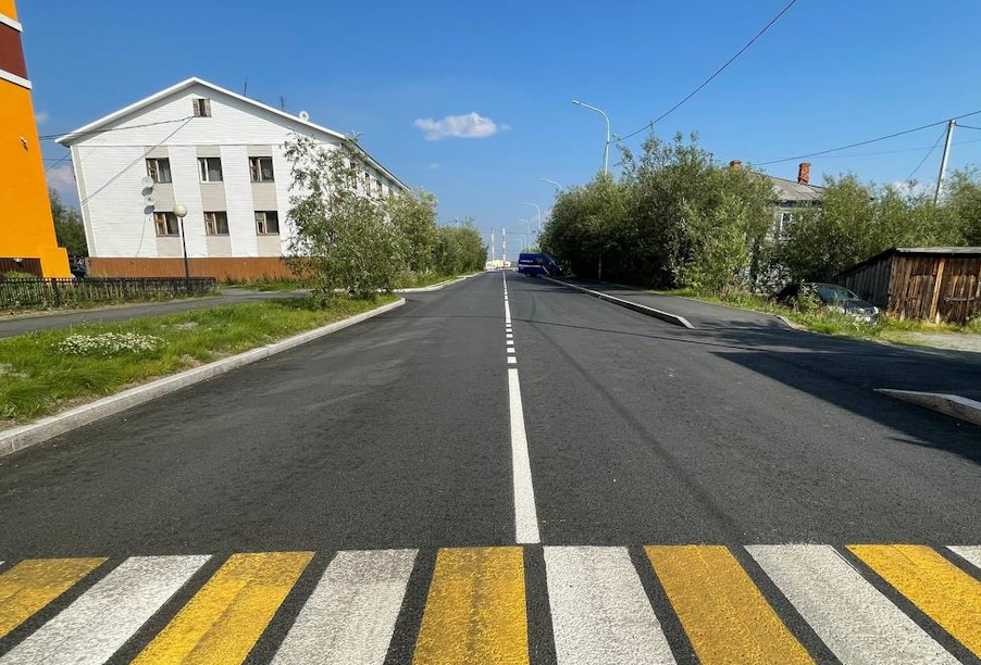 В Салехарде благодаря нацпроекту отремонтировали улицы Чупрова и Геологов
